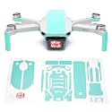 Wrapgrade Skin Sticker Set Compatible with DJI Mini 2 | Accent Color (MINT BLUE)