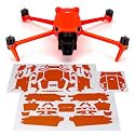WRAPGRADE Skin Stickers Compatible with DJI Air 3 | Full Wrap (NEON Orange)