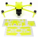 WRAPGRADE Skin Stickers Compatible with DJI Air 3 | Full Wrap (NEON Yellow)