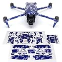 WRAPGRADE Skin Stickers Compatible with DJI Air 3 | Full Wrap (Stratosphere Blue Dot Camo)