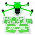 WRAPGRADE Skin Stickers Compatible with DJI Air 3 | Full Wrap (NEON Green)