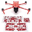 WRAPGRADE Skin Stickers Compatible with DJI Air 3 | Full Wrap (Super Red Dot Camo)