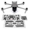 WRAPGRADE Skin Stickers Compatible with DJI Air 3 | Full Wrap (Titanium)