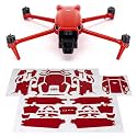 WRAPGRADE Skin Stickers Compatible with DJI Air 3 | Full Wrap (Super RED)