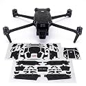 WRAPGRADE Skin Stickers Compatible with DJI Air 3 | Full Wrap (Black Bumpy CAMO)