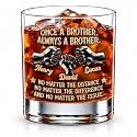 Wrappiness Whiskey Glass For Brothers, Funny Bourbon Lover Gift W15-01-202