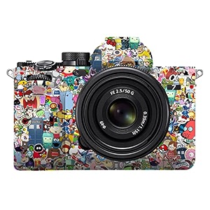 premium dslr camera scratchproof protective skin for sony a7 iv - no residue removal bubble free scratch resistant stretchable hd quality printed - hdcs-sonya74 hdcs-sonya74-003
