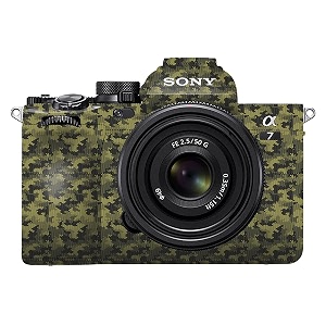premium dslr camera scratchproof protective skin for sony a7 iv - no residue removal bubble free scratch resistant stretchable hd quality printed - hdcs01 1 unit