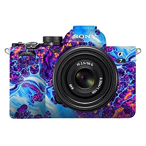 premium dslr camera scratchproof protective skin for sony a7 iv - no residue removal bubble free scratch resistant stretchable hd quality printed - hdcs-sonya74 hdcs-sonya74-008