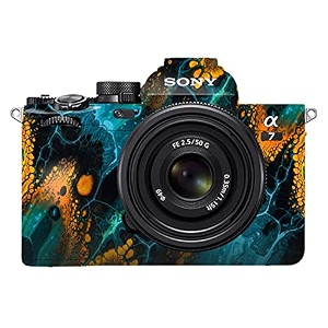 premium dslr camera scratchproof protective vinyl skin for sony a7 iv - no residue removal bubble free scratch resistant stretchable hd quality printed - hdcs-sonya74 hdcs-sonya74-010