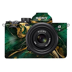 vinyl premium dslr camera scratchproof protective skin for sony a7 iv - no residue removal bubble free scratch resistant stretchable hd quality printed - hdcs-sonya74 hdcs-sonya74-009