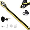 360 Forward and Reverse knob Labor-Saving Design, Universal Car Jack Ratchet Wrench,Scissor Jack Lift Speed Handle Tool,Tire Wheel Jack Wrench