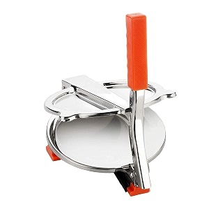 stainless steel puri maker new press machine for home and kitchen for making papad khakhra poori and many more manual hand press with handle pack of 1