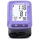 Wrist Blood Pressure Monitor, 2x60 Memory, 5.3-8.5 in Cuff, Purple