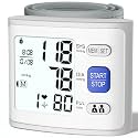Double love Wrist Blood Pressure Monitor LCD Display White