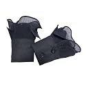 Chiffon Wrist Cuffs for Women Ladies Teens, Detachable Hand Sleeves for Sweater Blouse Coat Jacket Dress