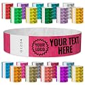 WristCo Cranberry Custom Imprint Wristbands - 300 Tyvek - Select Qty