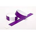 Paper Wristband Purple Color Pack of 100