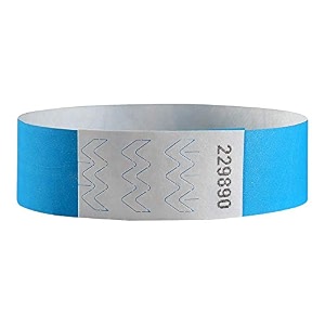 tyvek paper wristband variation pack of 200 and 500 on amazon refer image and colors blue pack of 500