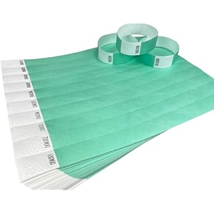 tyvek paper wristband variation pack of 200 and 500 on amazon refer image and colors aqua pack of 500