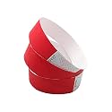 Tyvek Paper Wristband Variation Pack of 200 and 500 on Amazon Refer Image and Colors (Red, Pack of 500)