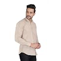 Man Slim Fit Cotton Casual Shirt