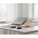 LUVYANSH Writing Table top Small Size 12 * 16 inch 10 mm Thick Adjustable Wooden Drawing Board, Light Beech Color