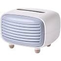 Radio Type Tissue Box Tissue Container Tissue Holder Pumping Paper Box Living Room Home Decor Living Room Bedroom Dining Table Office Coffee Table Restaurant Tissue Box (Purple)