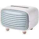 Radio Type Tissue Box Tissue Container Tissue Holder Pumping Paper Box Living Room Home Decor Living Room Bedroom Dining Table Office Coffee Table Restaurant Tissue Box (Green)