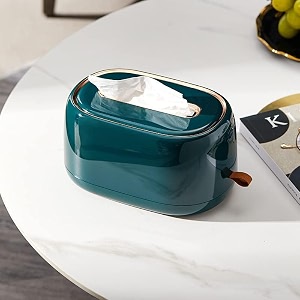 tissue box cover napkin holder decorative napkin storage organizer paper towel dispenser container for bathroom car office desk home decor bedroom restaurant green