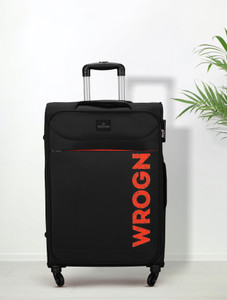 wrogn aspire check-in suitcase 4 wheels - 26 inch