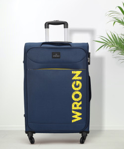 wrogn aspire check-in suitcase 4 wheels - 26 inch
