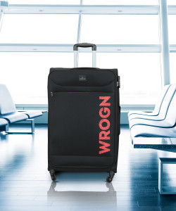 wrogn aspire check-in suitcase 4 wheels - 30 inch