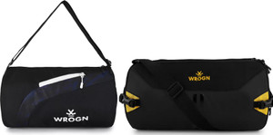 wrogn 20 l gym duffel bag - combo 20l gym duffel bag trendy men  women sport gym duffel bag fit  fitness - multicolor