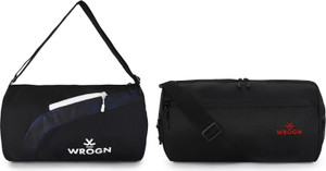 wrogn 20 l gym duffel bag - combo 20l gym duffel bag trendy men  women sport gym duffel bag fit  fitness - red