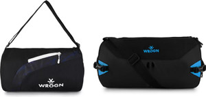 wrogn 20 l gym duffel bag - combo 20l gym duffel bag trendy men  women sport gym duffel bag fit  fitness - blue