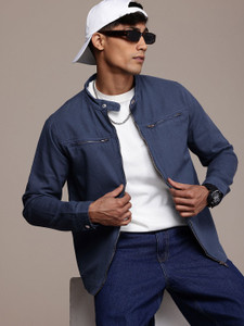WROGN Full Sleeve Solid Men Jacket