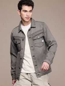 WROGN Full Sleeve Solid Men Jacket