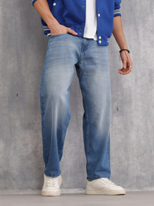 WROGN Loose Fit Men Blue Jeans