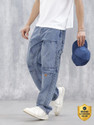 WROGN Loose Fit Men Blue Jeans