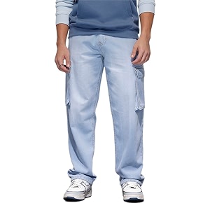 WROGN Mens 100 Cotton Cargo Jeans