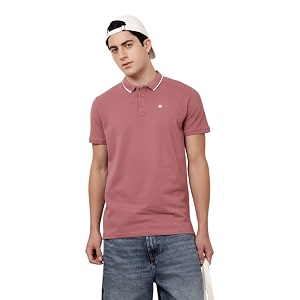 WROGN Mens Cotton Blend Polo T-Shirt