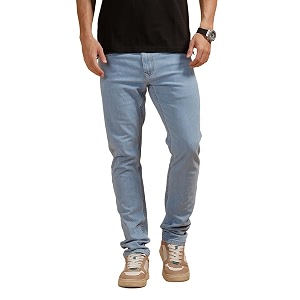 WROGN Mens Cotton Stretch Jeans Solid
