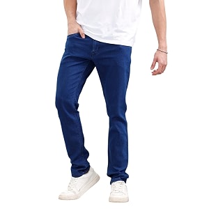 WROGN Mens Cotton Stretch Jeans Solid