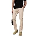 WROGN Men39s Cotton-Stretch Trousers Solid 
