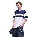 WROGN Men39s Cotton T-Shirt Colorblock with