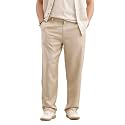 WROGN Men39s Linen Blend Trousers Solid