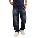 WROGN Men39s Loose Fit Jeans Mid