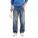 WROGN Men39s Loose Fit Jeans Mid
