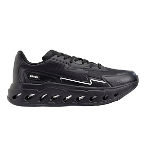 WROGN Mens Mesh Microfibre Sneakers